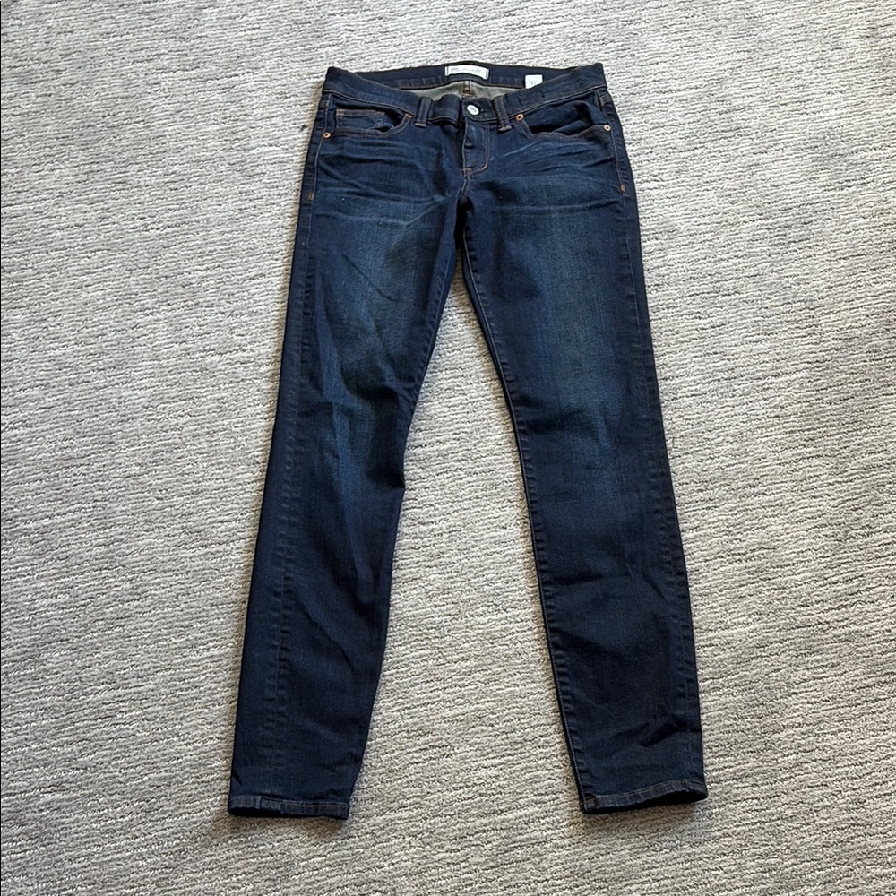 Madewell Women's Skinny Jeans - Dark Blue